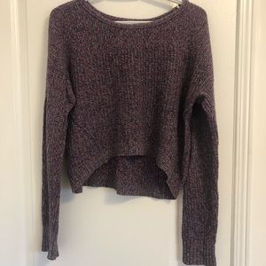 American eagle multicoloured cropped sweater